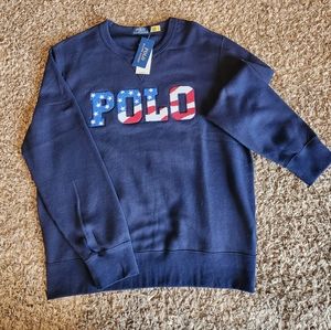 Polo Ralph Lauren Americana Sweatshirt Mens Large. NWT.